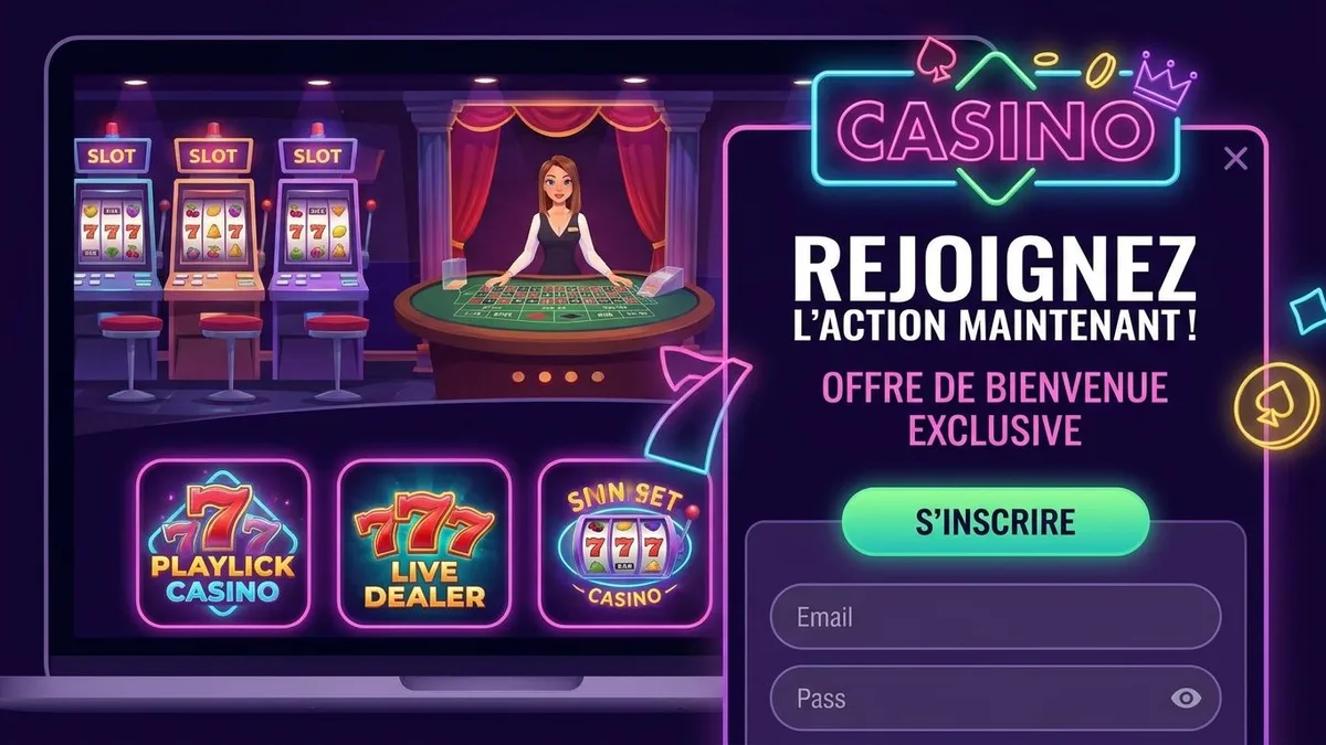 Inscription avec bonus